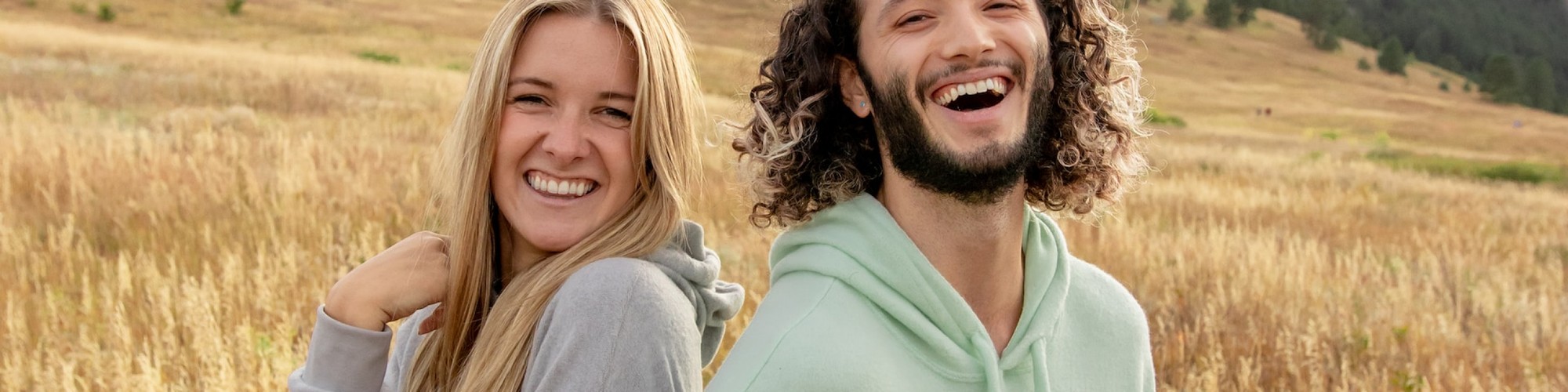smiling couples